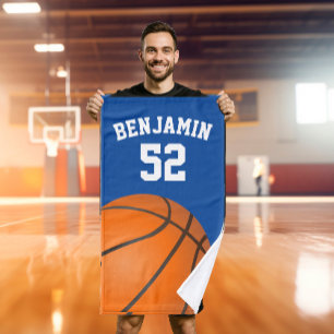 Toalha de esporte de basquete, toalha de banho de 