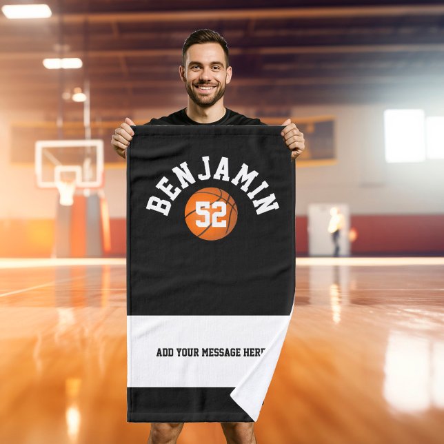 Toalha de esporte de basquete, toalha de banho de  (Criador carregado)