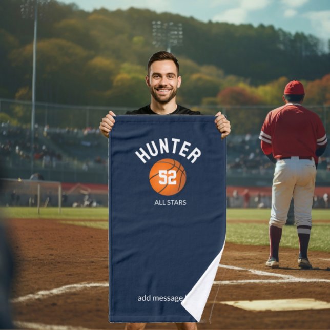 Toalha de esporte de basquete, toalha de banho de  (Criador carregado)