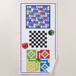 Toalha de faia - Divertida na areia - Cabanas