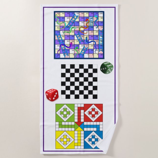 Toalha de faia - Divertida na areia - Cabanas (Frente)