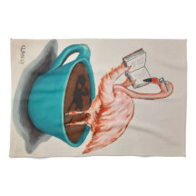 Toalha de Flamingo Absurdi-tea