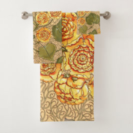 Toalha de Flores Amarelas Antica