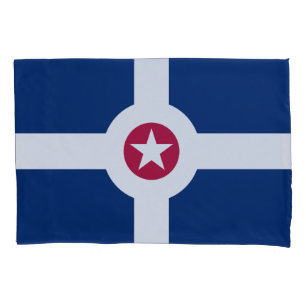 Toalha de fronha da bandeira de Indianapolis, Indi