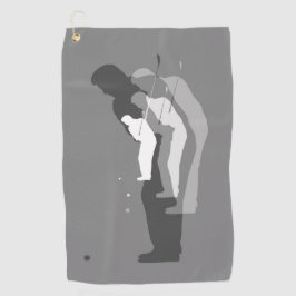 Toalha de Golfe à Esquerda (B&W)