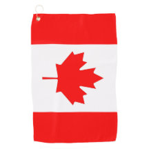 Toalha de Golfe com bandeira do Canadá