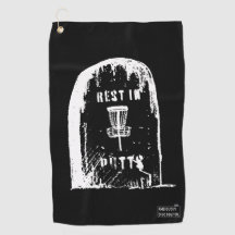 Toalha de golfe de disco com clipe de pano