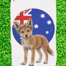 Toalha de Golfe Dingo Um Pequeno Pedaço da Austrál
