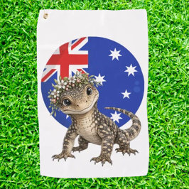 Toalha de Golfe Goanna Um Pequeno Pedaço da Austrá