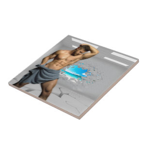 Toalha de homem SlipperyJoe's parede de tijolo bra