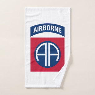 Toalha De Mão 82.a Divisão Aérea de Veterano Militar