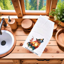 A dupla exposição do lobo-guindaste personalizada