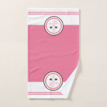 A Toalha da Mão Pó (Rosa)