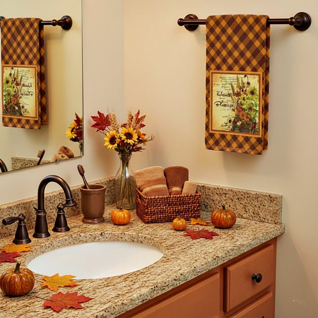 Toalha De Mão Abençoações de colheita (Criador carregado)