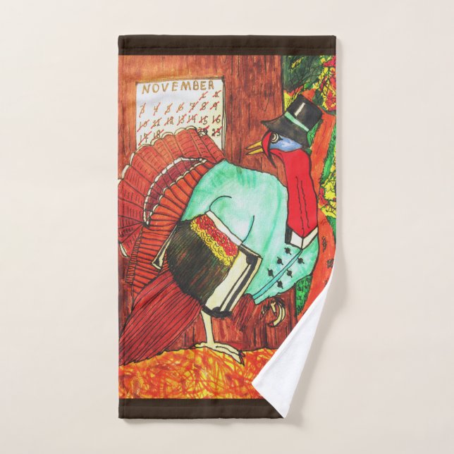 TOALHA DE MÃO AGRADECIMENTO AO EXCELENTE ESCAPAR A TURQUIA (Toalha de mão)