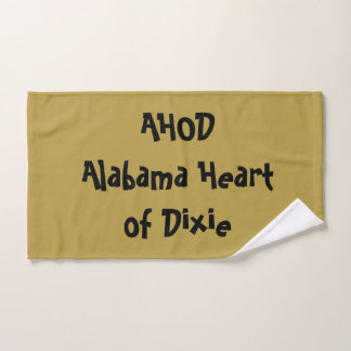 Toalha De Mão Alabama Heart of Dixie