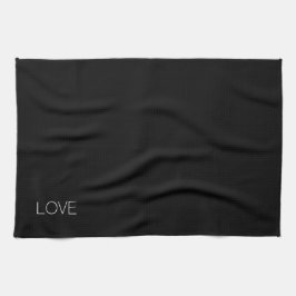 Toalha De Mão Amor preto - a série preta