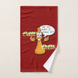 Toalha De Mão Anormal da xadrez