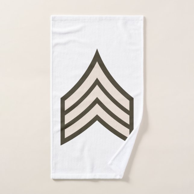 Toalha De Mão Army Sergeant rank (Toalha de mão)
