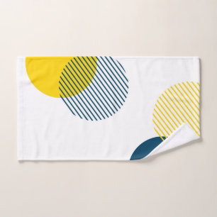 Toalha De Mão Arte abstrato moderna, simples, mínima, urbana mo