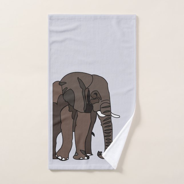 Toalha De Mão Arte Animal Elefante (Toalha de mão)
