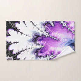 Toalha De Mão Arte Fractal Gradiente Colorida Moderna