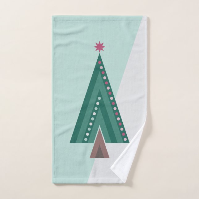 Toalha De Mão Árvore Elegância Evergreen (Toalha de mão)