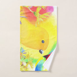 Toalha De Mão Aves Fantásticas
