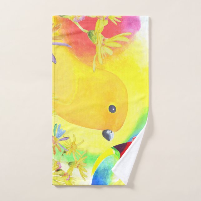 Toalha De Mão Aves Fantásticas (Toalha de mão)