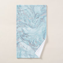 Azul Aqua Silver Marble