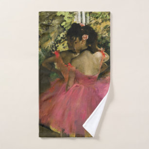 Toalha De Mão Bailarinas no rosa por Edgar Degas