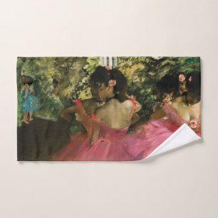 Toalha De Mão Ballerinas em rosa por Edgar Degas