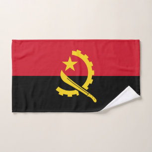Toalha De Mão Bandeira Angolana Patriótica