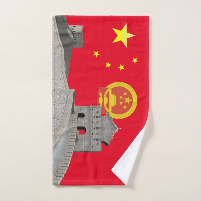 Toalha De Mão Bandeira chinesa (Toalha de mão)