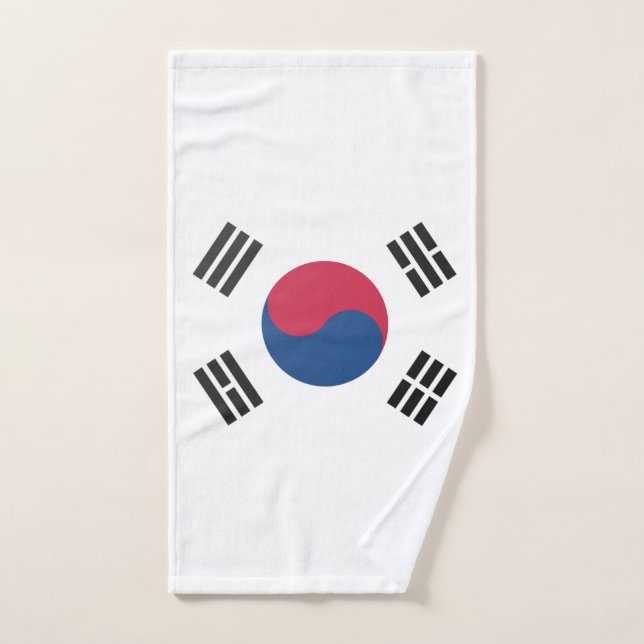 Toalha De Mão Bandeira coreana sul (Toalha de mão)