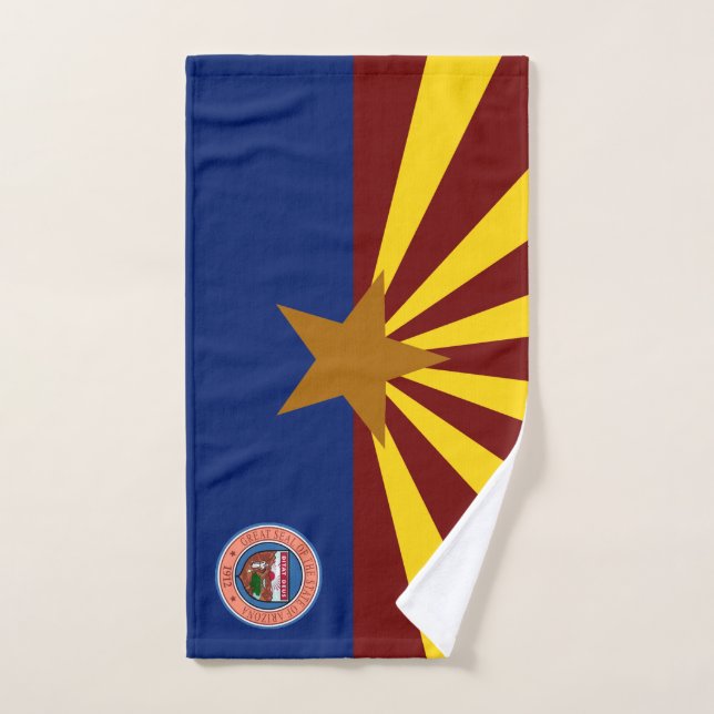 Toalha De Mão Bandeira da arizona (Toalha de mão)