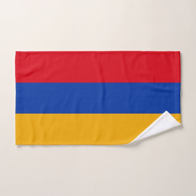Toalha De Mão Bandeira da Armênia (Toalha de mão)