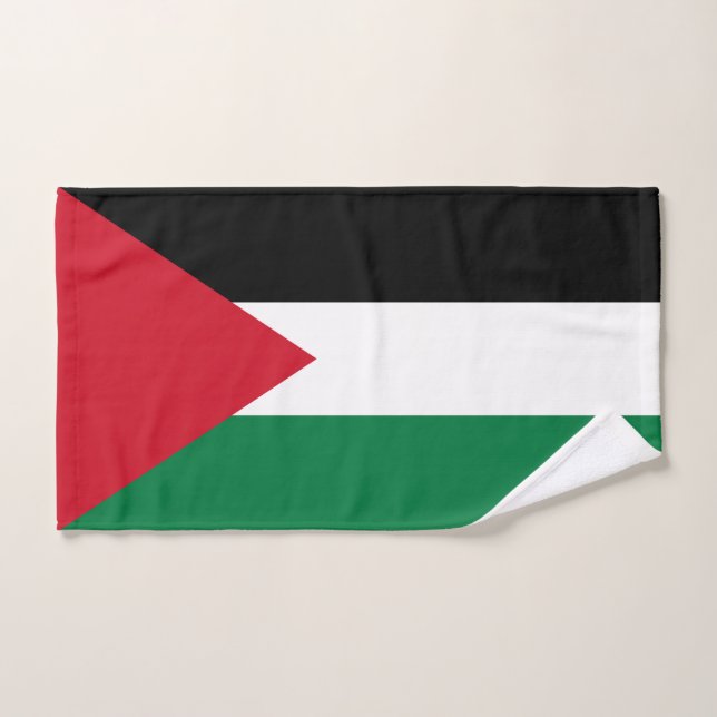 Toalha De Mão Bandeira da Palestina (Toalha de mão)