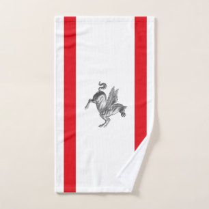 Toalha De Mão bandeira da Toscana (região italiana)
