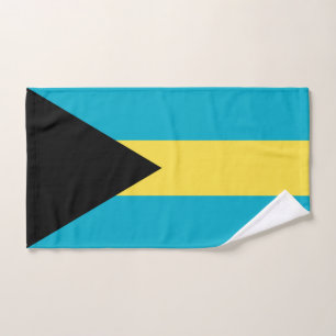 Toalha De Mão Bandeira das Bahamas