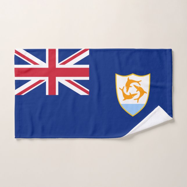 Toalha De Mão Bandeira de Anguilla (Toalha de mão)