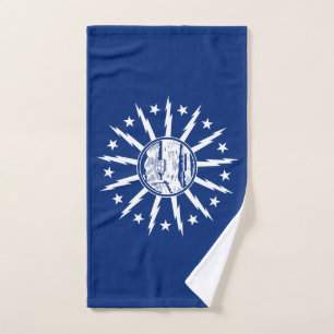 Toalha De Mão Bandeira de Buffalo, New York Hand Towel