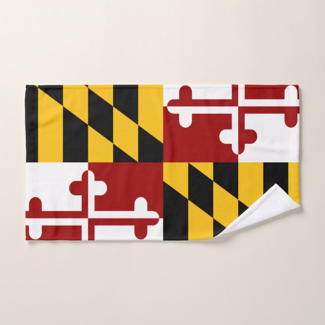 Toalha De Mão Bandeira de Maryland (Toalha de mão)