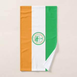 Toalha De Mão Bandeira de Miami, Florida Hand Towel