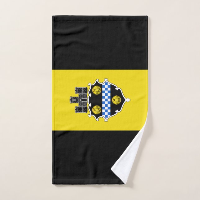 Toalha De Mão Bandeira de Pittsburgh, Pensilvânia Mand Towel (Toalha de mão)