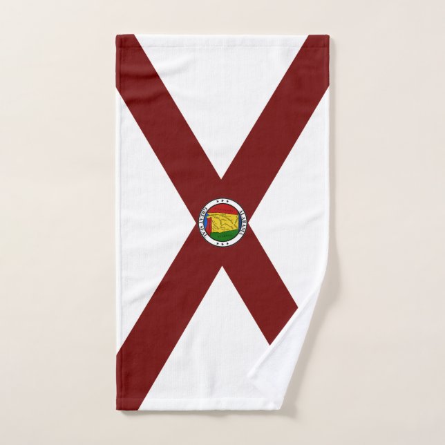 Toalha De Mão bandeira do Alabama (Toalha de mão)