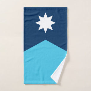Toalha De Mão Bandeira do Estado de Minnesota