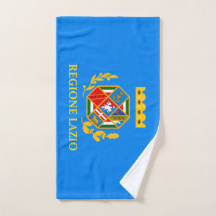 Toalha De Mão bandeira do Lácio (região italiana)