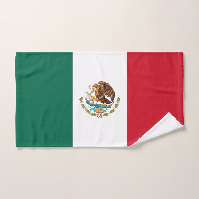 Toalha De Mão Bandeira do México (Toalha de mão)
