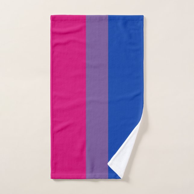 Toalha De Mão Bandeira do Orgulho Bissexual (Toalha de mão)